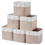 12 x 12 Inch Cube Storage Bins, 6 Pack