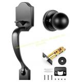 Front Door Handleset with Cove Knob