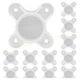 BokWin 3/4" PVC Flange   12 Pack Caps