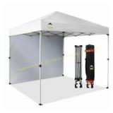 CROWN SHADES 8x8 Canopy Tent with Sidewall