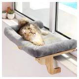 Zakkart Cat Perch for Window Sill with Bolster