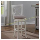 Accera 45 in. Distressed Swivel Bar Stool