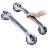 TAILI 16-Inch Shower Grab Bar 2 Pack, Silver