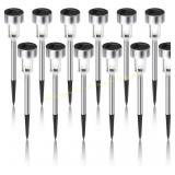 Solar Lights Outdoor Waterproof LED 12-Pack