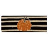 Artoid Mode Stripe Pumpkins Doormat 17x47