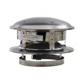 Selkirk 6 in. D Stainless Steel Round Top Dome