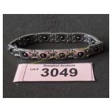 Vintage Stainless steel magnetic therapy link