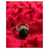 Green Gemstone Ring