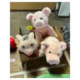 3ct Plush Pigs