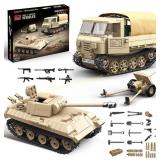 WW2 Panther Tank & RSO Tractor Blocks (1078)