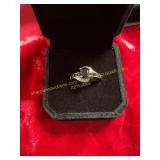 Ladies .925 Sterling Silver Eye of Faith Ring 6