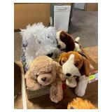 4ct Plush Dogs