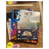Color Books + Gel Ink Pens