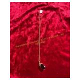 Ladies 20in Purple Pendant Necklace