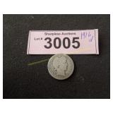 1916 D silver quarter dollar..