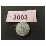 1944 Walking Liberty silver half dollar