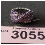 Vintage amethyst ring.  Adjustable.