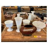 Assorted Vases, Bowl, Candy Dishes