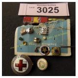 Vintage pins and jewelry.