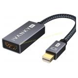 iVANKY 4K Mini DisplayPort to HDMI Adapter Grey