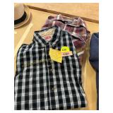 Wrangler + Gander Mountain L Plaid Shirts