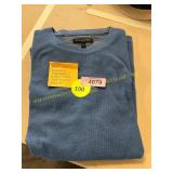 Mens L Banana Republic Waffle Knit Shirt