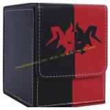 MTG Deck Box with 2 Dividers, Leather Case