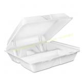 Dart 9x9 LG Foam Hinged Tray 3-COMP 2/100