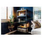 5-Tier Steel Storage Rack, Black