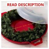 IRIS 2-Pack Red Wreath Storage Container