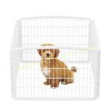 24" Exercise 4-Panel Pet Playpen, White