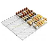 Yieach 8 Pack Adjustable Spice Organizer