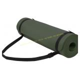 Fitvids Yoga Mat 1/2" Thick, with Strap