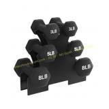 BalanceFrom 32 lb Neoprene Dumbbell Set