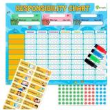 D-FantiX Magnetic Chore Chart for Kids