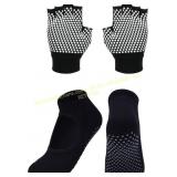 Cosmos Non-Slip Yoga Gloves & Socks Set
