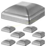 8 Pcs 4x4 in Galvanized Post Cap UV Proof