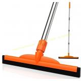 ITTAR Heavy-Duty Floor Squeegee, 62" Handle