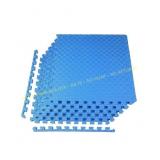 BalanceFrom 24 Sq Ft EVA Foam Mat Tiles, Blue