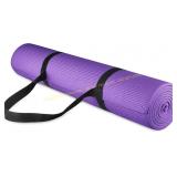 BalanceFrom All-Purpose Yoga Mat with Strap