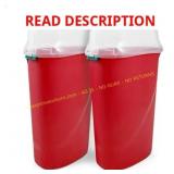 HOMZ 30" Gift Wrap Storage Container, 2 Pack