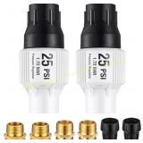 2 Pack Drip Irrigation Regulator Kit, 25 Psi