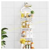 ODesign Shower Caddy 4-Tier White Rack