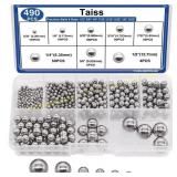 Taiss 490PCS Precision Steel Ball Kit 8 Sizes