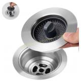 iFealClear Sink Stopper & Strainer, Stainless