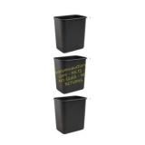 3ct United Solutions Wastebasket, 7-Gallon