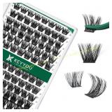 KEYYOU Lash Clusters 96 Pcs D Curl 10-18 Mix