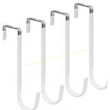 FYY Over Door Hooks 4-Pack Heavy Duty