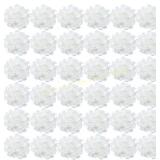 FagusHome Silk Hydrangea Heads 36 Pcs, White