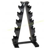 CAP Barbell A-Frame Dumbbell Rack Black